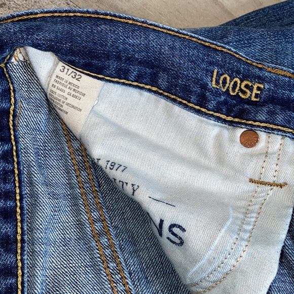 Men's American Eagle Distressed Loose Jeans 31x32 - Picture 7 of 8